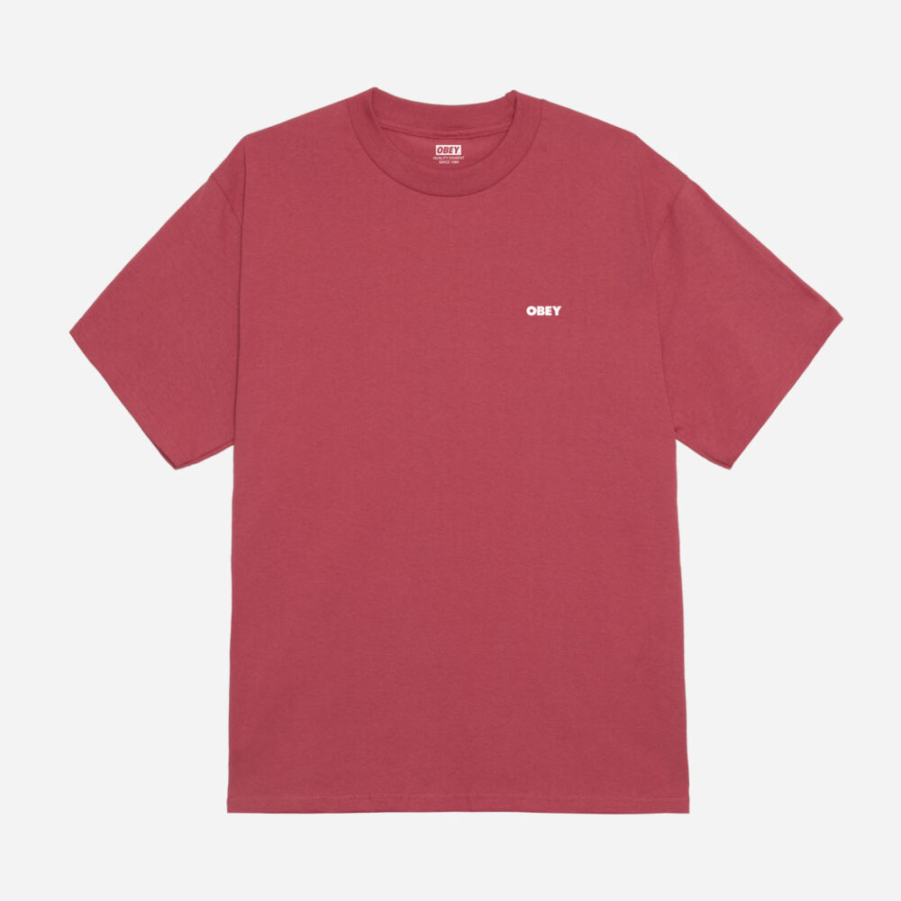 Obey Wrong Path Classic Tee - Mineral Red