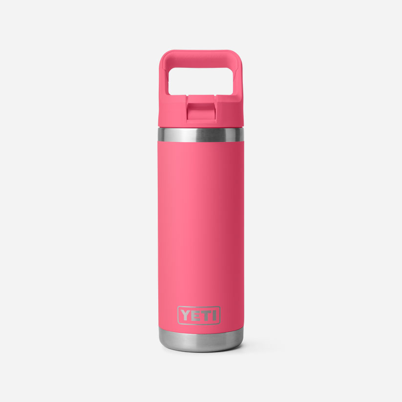 YETI Rambler 18 Oz Colour Straw Bottle - Tropical Pink YETI Rambler 18 Oz Colour Straw Bottle - Tropical Pink