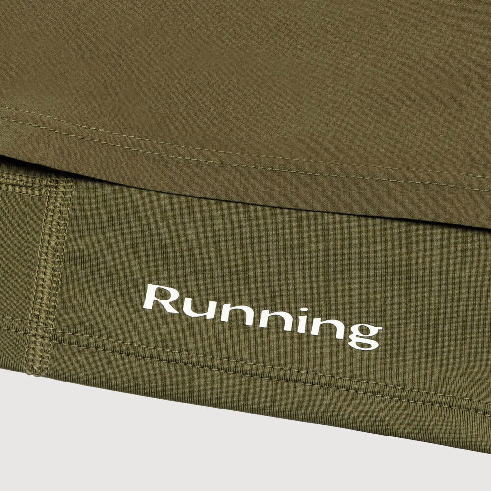 Acid Running 2-in-1 Short - Dark Olive