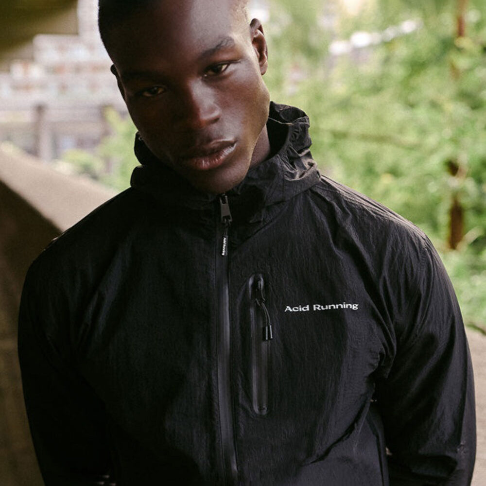 Acid Running Lightweight Running Jacket - Black