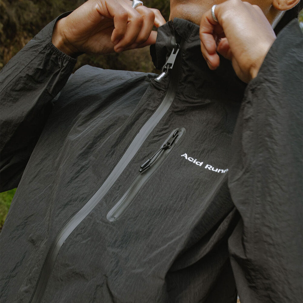 Acid Running Lightweight Running Jacket - Black