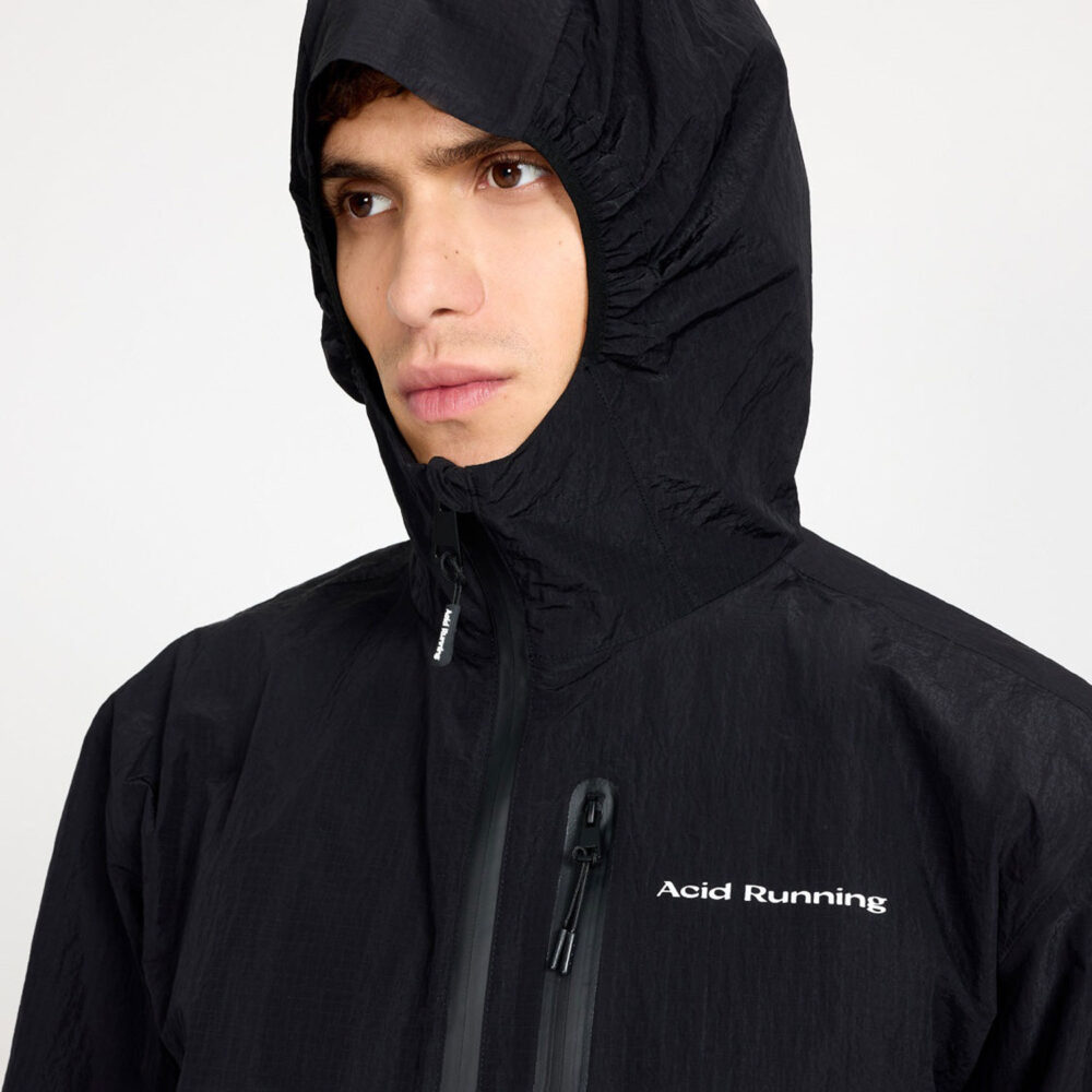 Acid Running Lightweight Running Jacket - Black