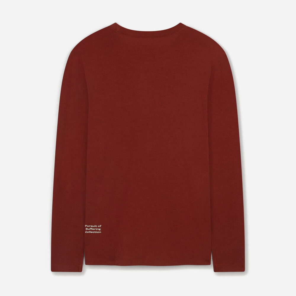 Acid Running Long Sleeve Tee - Fired Brick