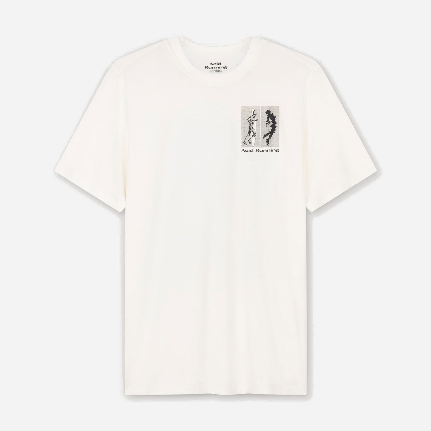 Acid Running Transcendent Runner Tee - Bone