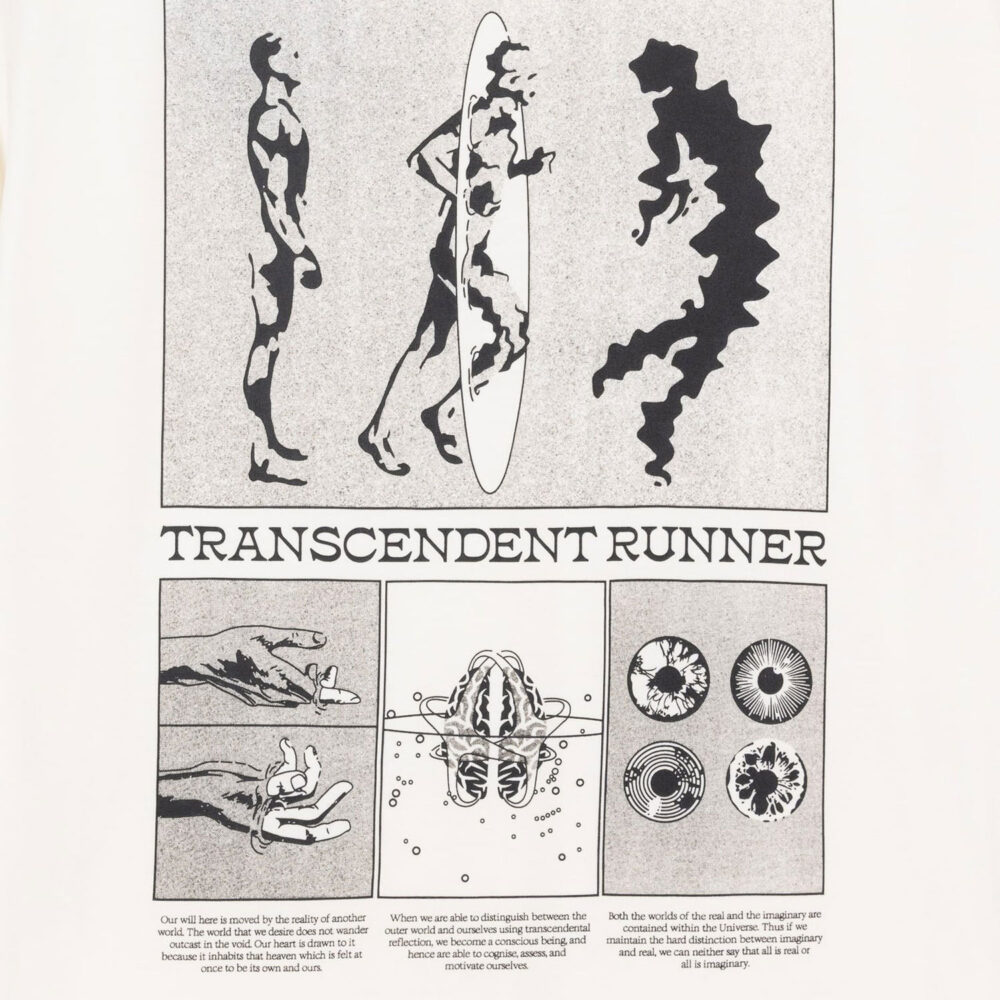 Acid Running Transcendent Runner Tee - Bone