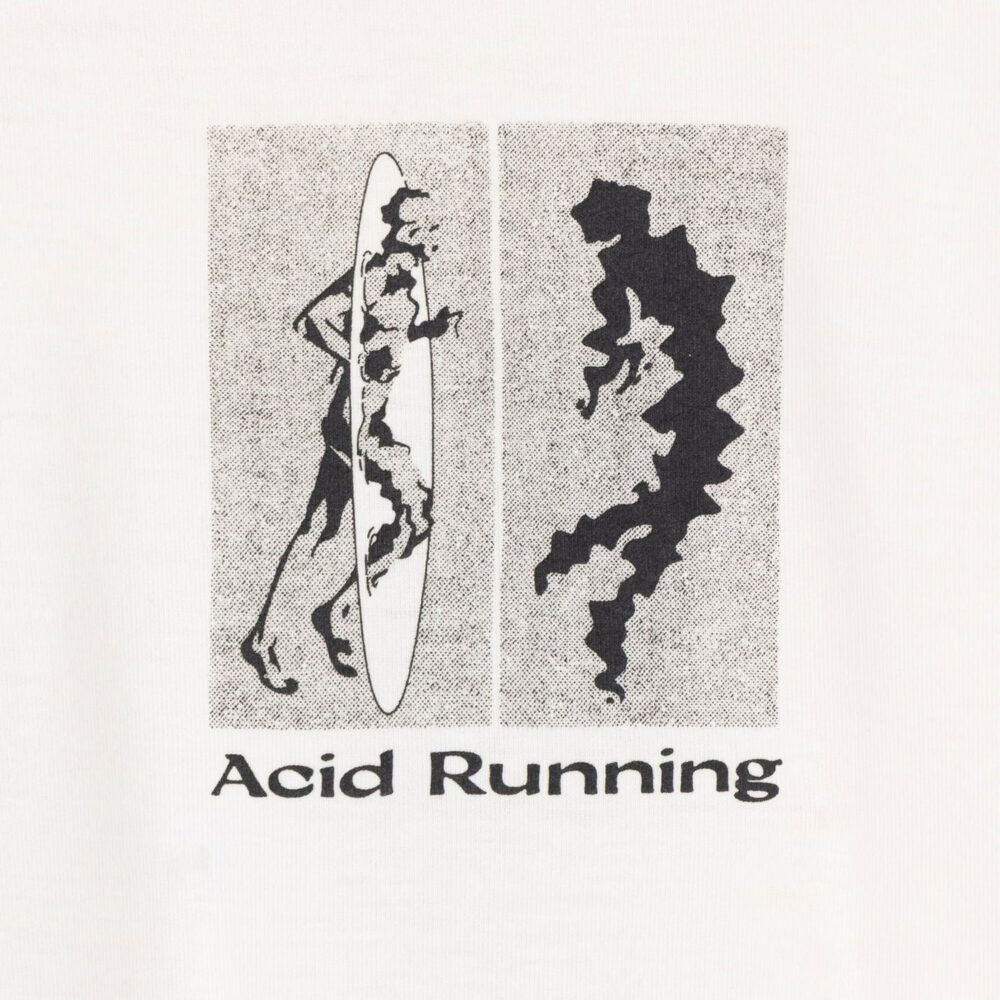 Acid Running Transcendent Runner Tee - Bone Acid Running Transcendent Runner Tee - Bone