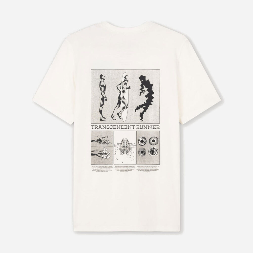 Acid Running Transcendent Runner Tee - Bone Acid Running Transcendent Runner Tee - Bone