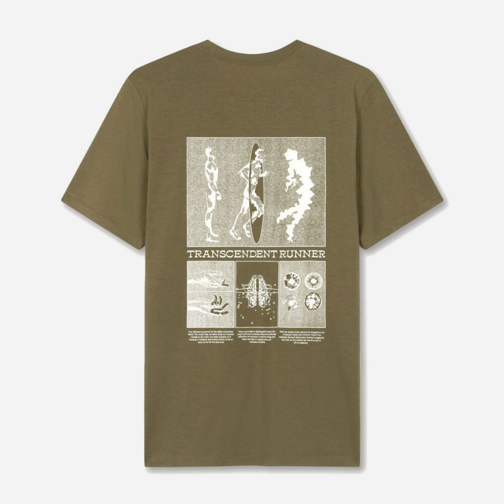 Acid Running Transcendent Runner Tee - Dark Olive Acid Running Transcendent Runner Tee - Dark Olive