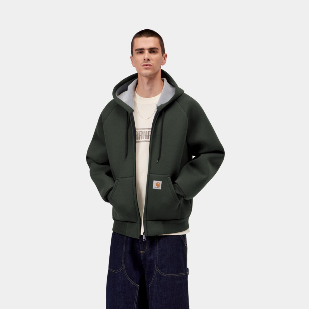 Carhartt WIP Car-Lux Hooded Jacket - Raven