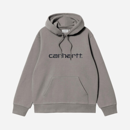 Carhartt WIP Carhartt Hoodie - Shady Grey/Dark Navy Carhartt WIP Carhartt Hoodie - Shady Grey/Dark Navy