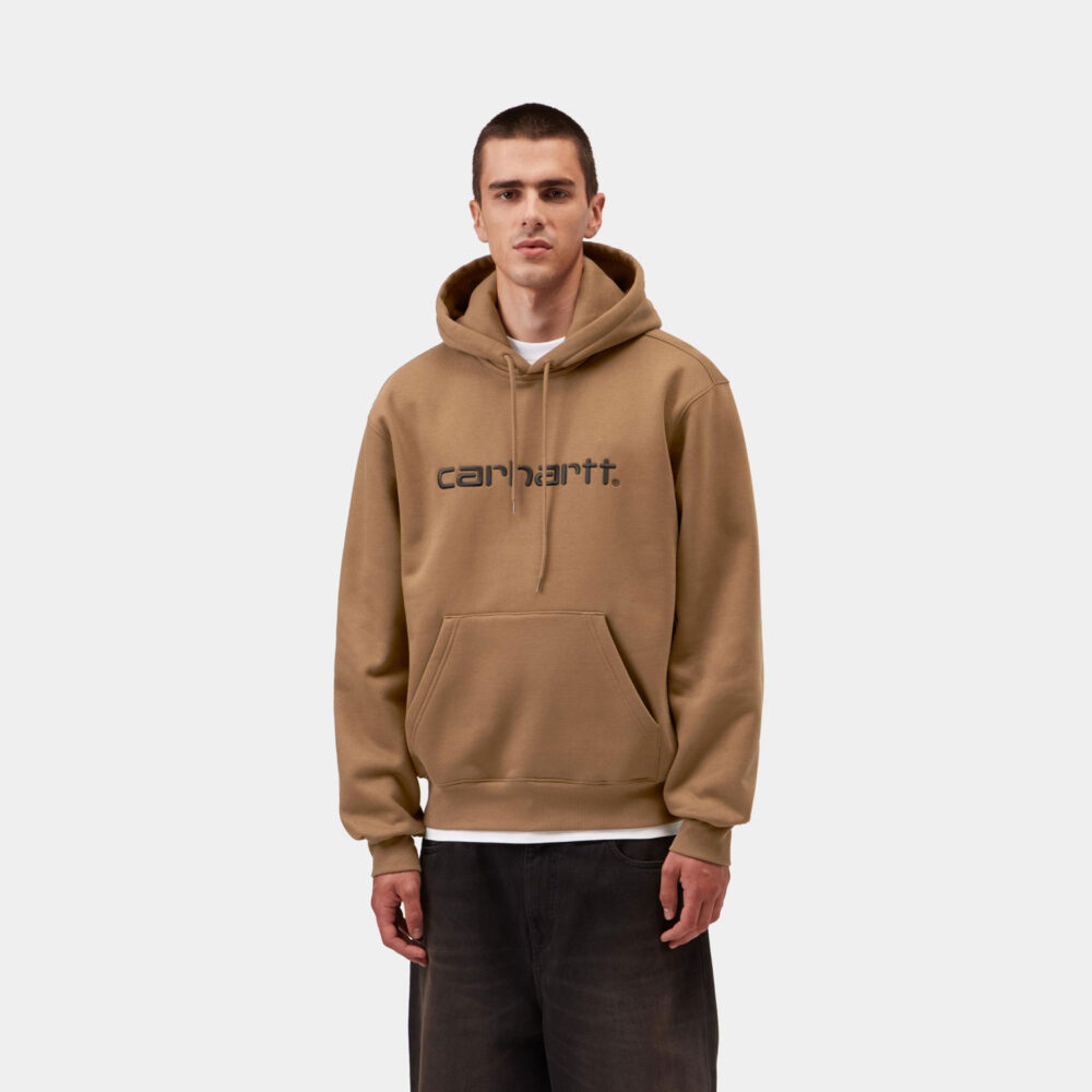 Carhartt WIP Carhartt Hoodie - WIP Hamilton Brown/Black Carhartt WIP Carhartt Hoodie - WIP Hamilton Brown/Black