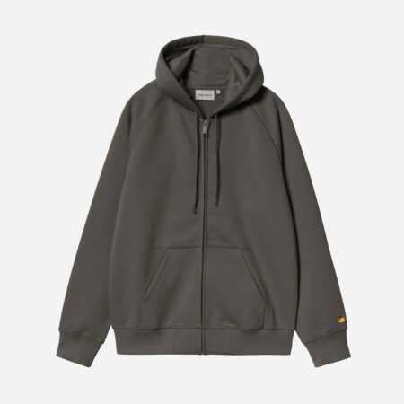 Carhartt WIP Chase Hoodie - Shungite/Gold