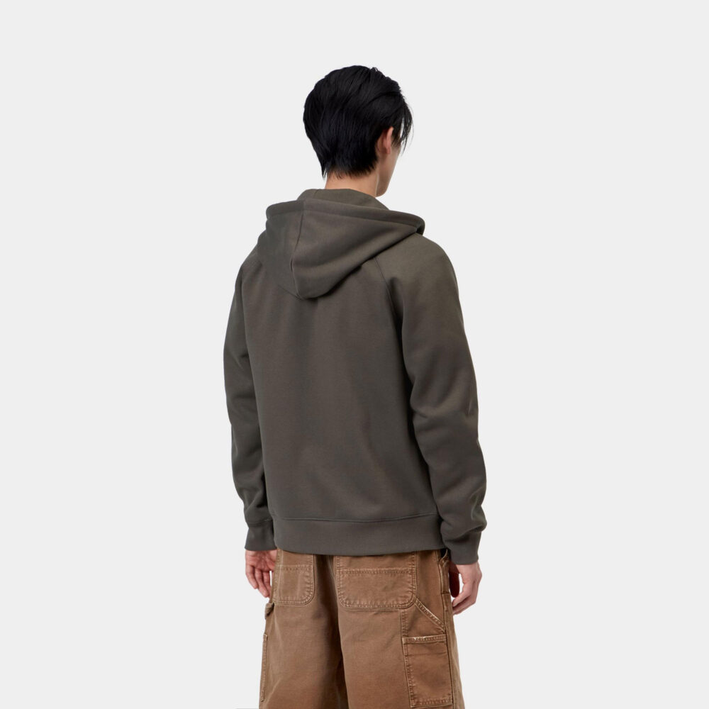 Carhartt WIP Chase Hoodie - Shungite/Gold
