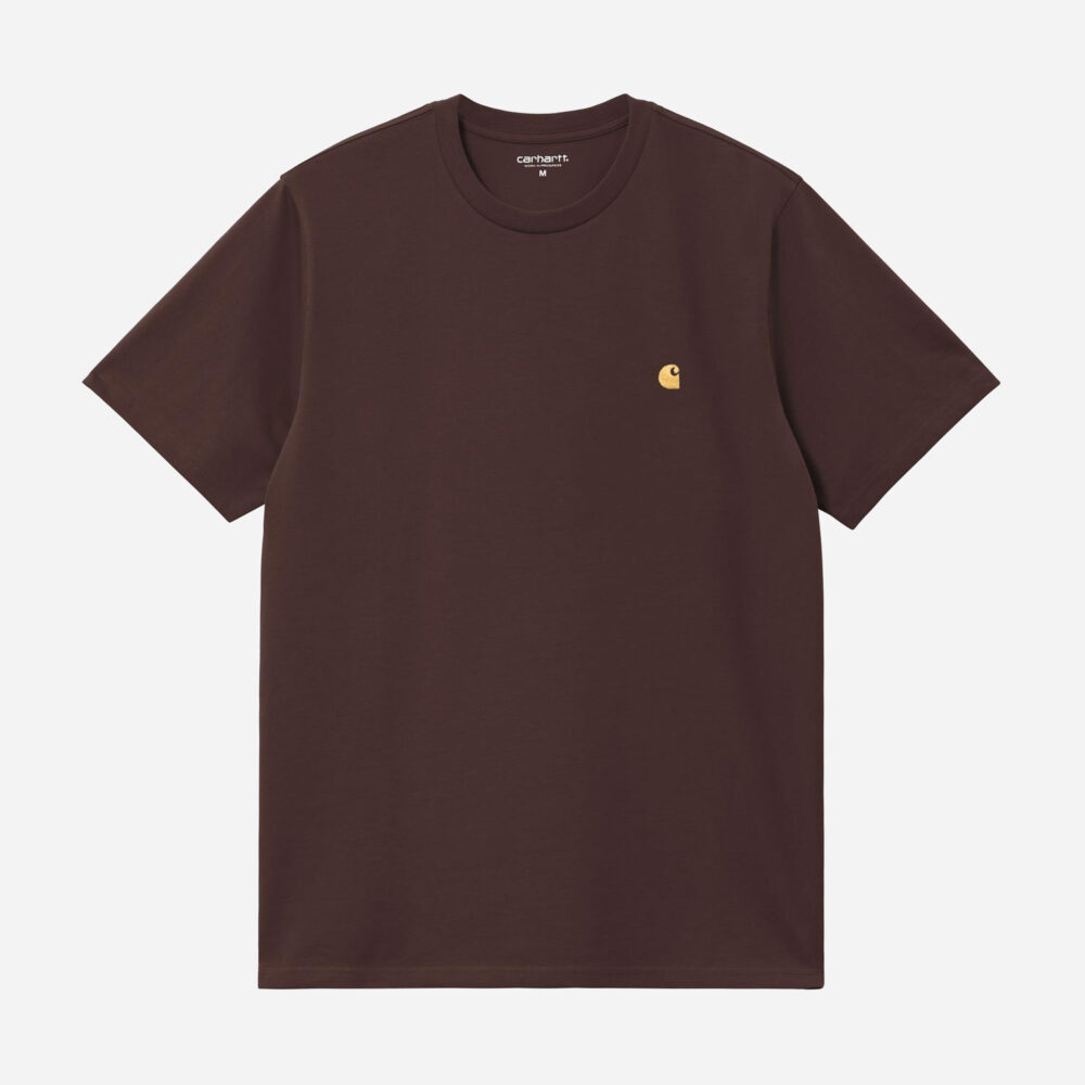 Carhartt WIP Chase Tee - Palisander/Gold