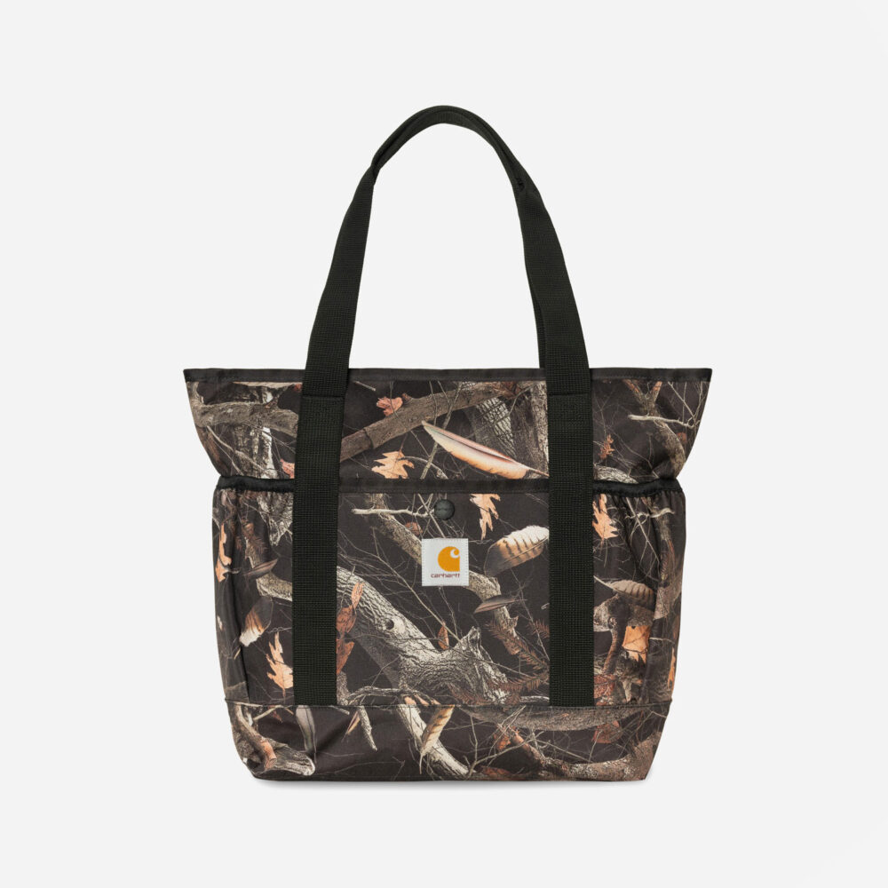 Carhartt WIP Clapton Tote Bag - Camo Feather Tree/Black