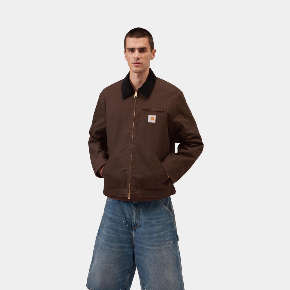 Carhartt WIP Detroit Jacket - Tobacco/Black Rigid Carhartt WIP Detroit Jacket - Tobacco/Black Rigid