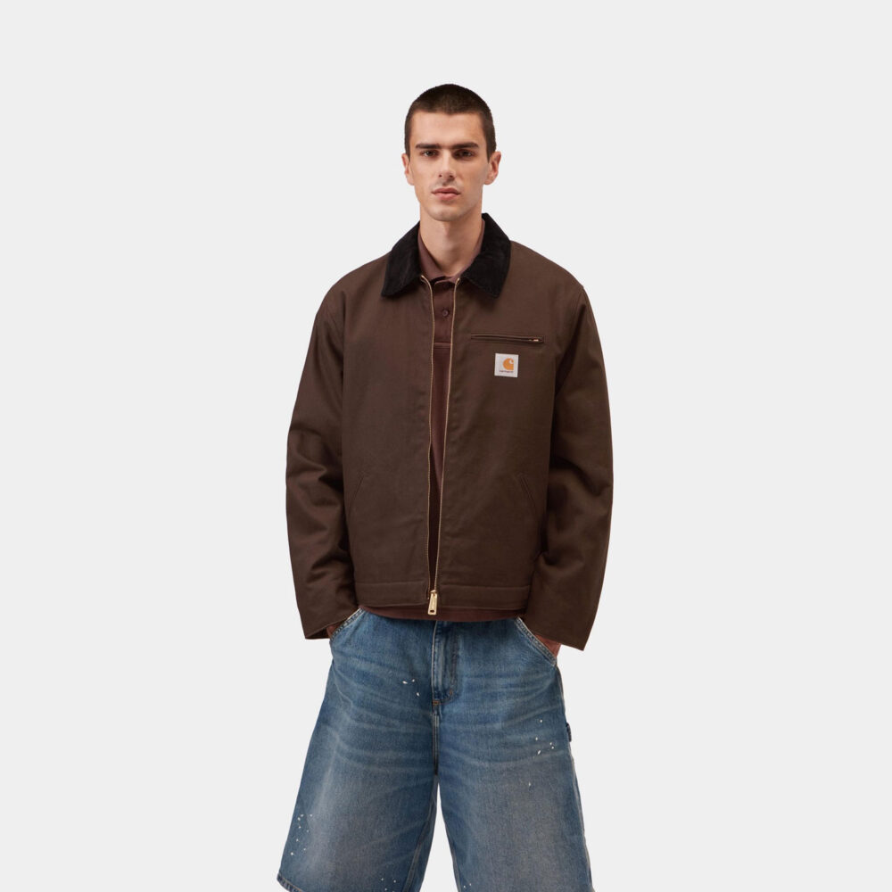 Carhartt WIP Detroit Jacket - Tobacco/Black Rigid Carhartt WIP Detroit Jacket - Tobacco/Black Rigid