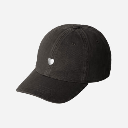 Carhartt WIP Heart Metal Cap - Black/Silver Carhartt WIP Heart Metal Cap - Black/Silver