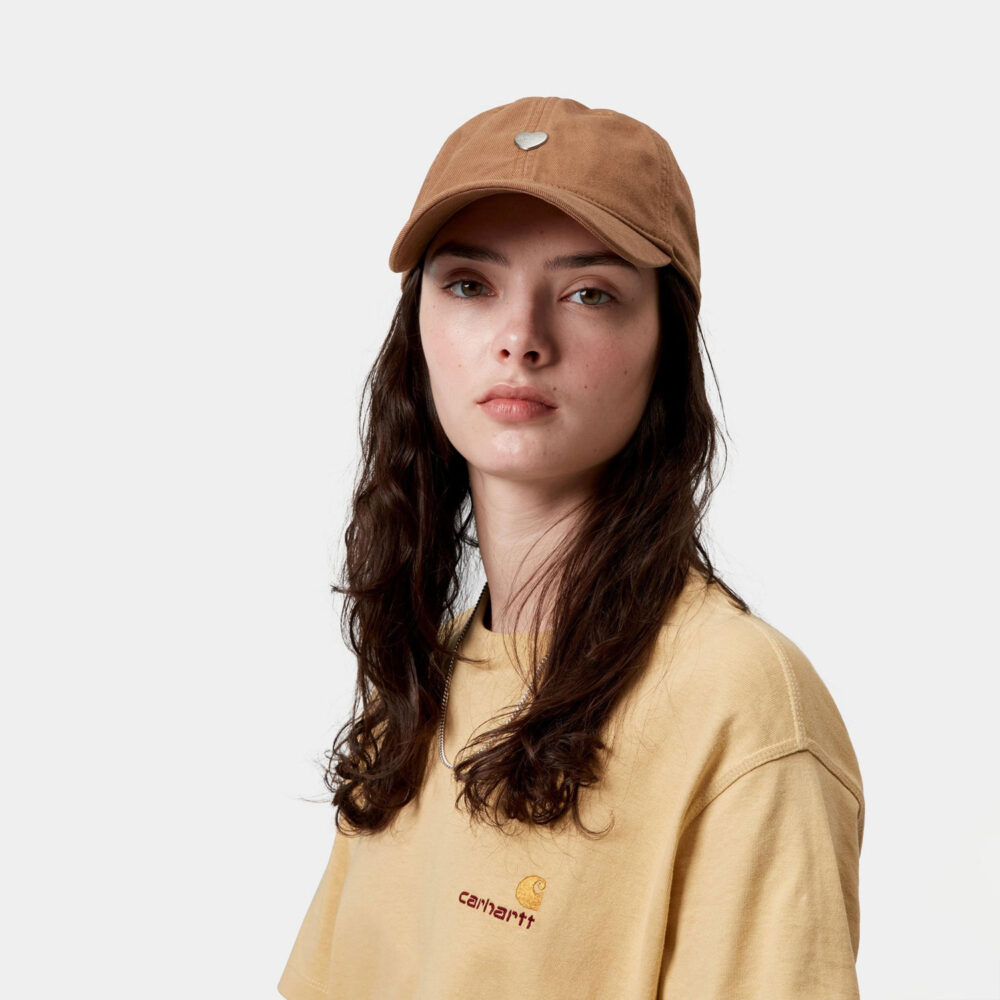 Carhartt WIP Heart Metal Cap - Hamilton Brown/Silver