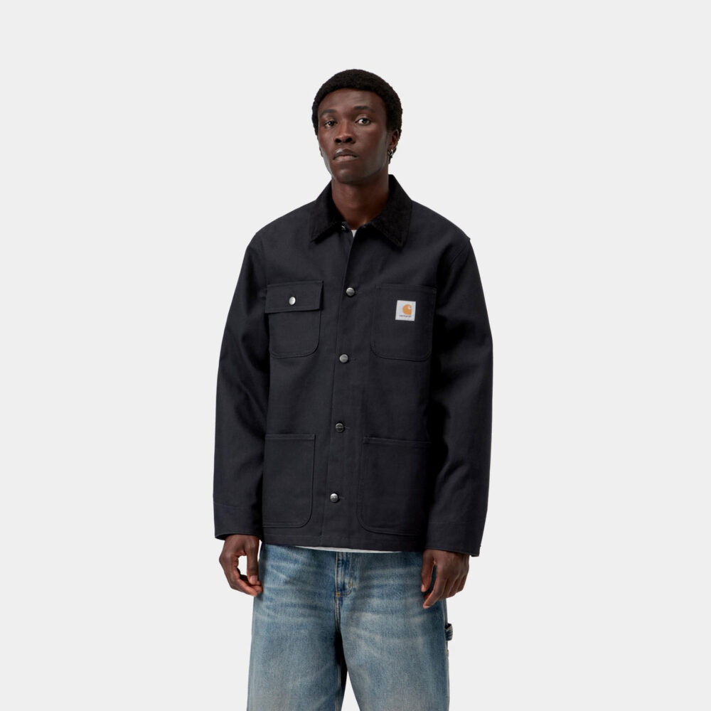 Carhartt WIP Michigan Coat - Dark Navy/Black Rigid Carhartt WIP Michigan Coat - Dark Navy/Black Rigid