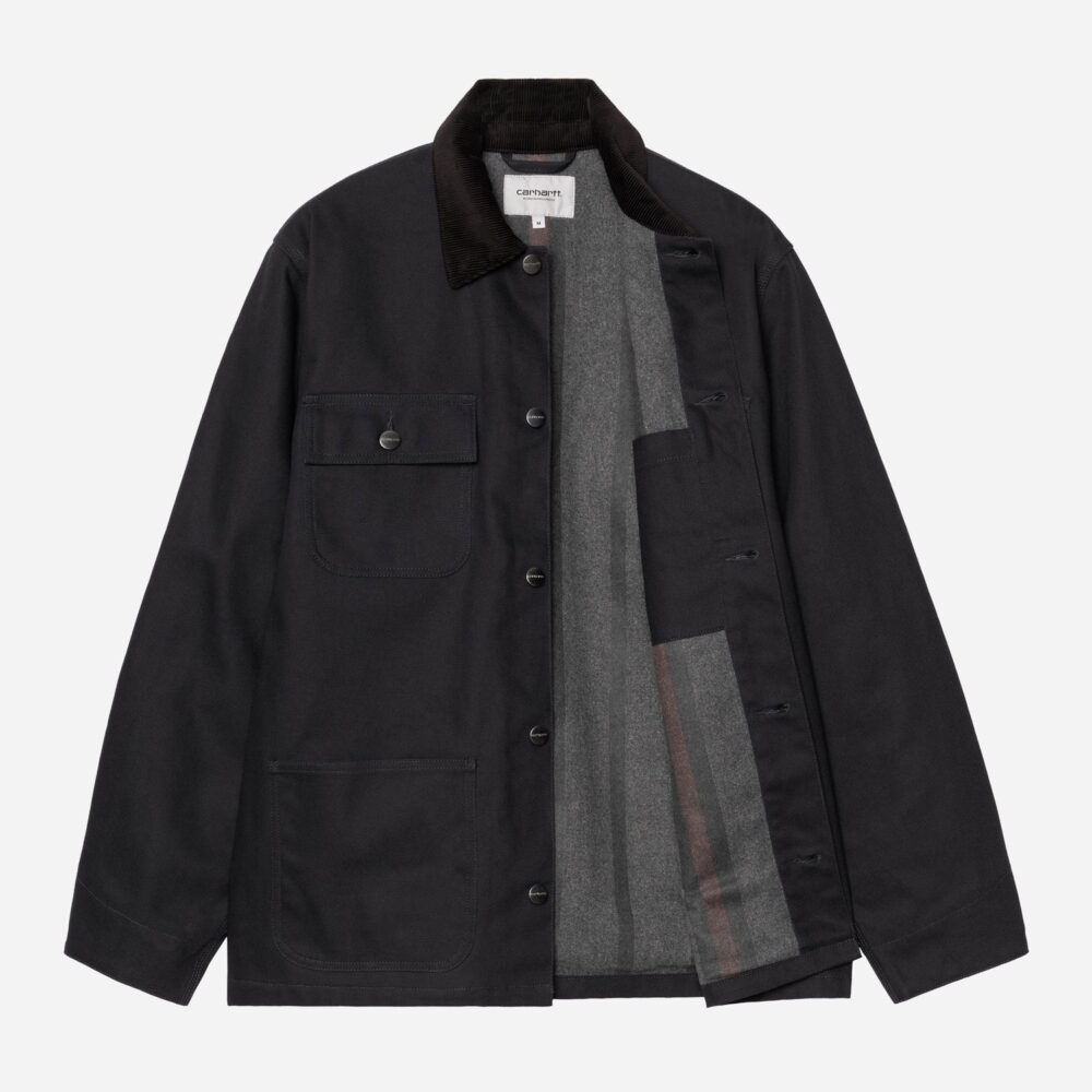 Carhartt WIP Michigan Coat - Dark Navy/Black Rigid Carhartt WIP Michigan Coat - Dark Navy/Black Rigid