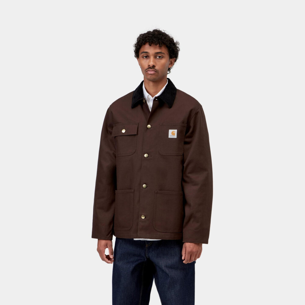 Carhartt WIP Michigan Coat - Tobacco/Black Rigid
