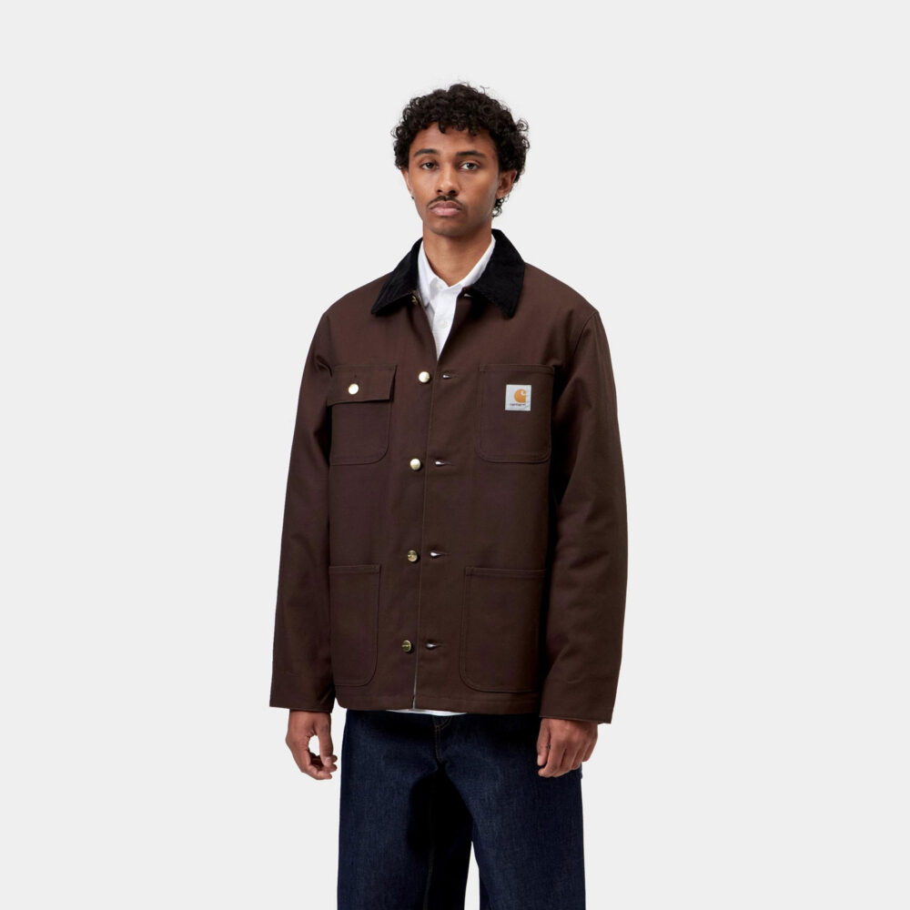 Carhartt WIP Michigan Coat - Tobacco/Black Rigid