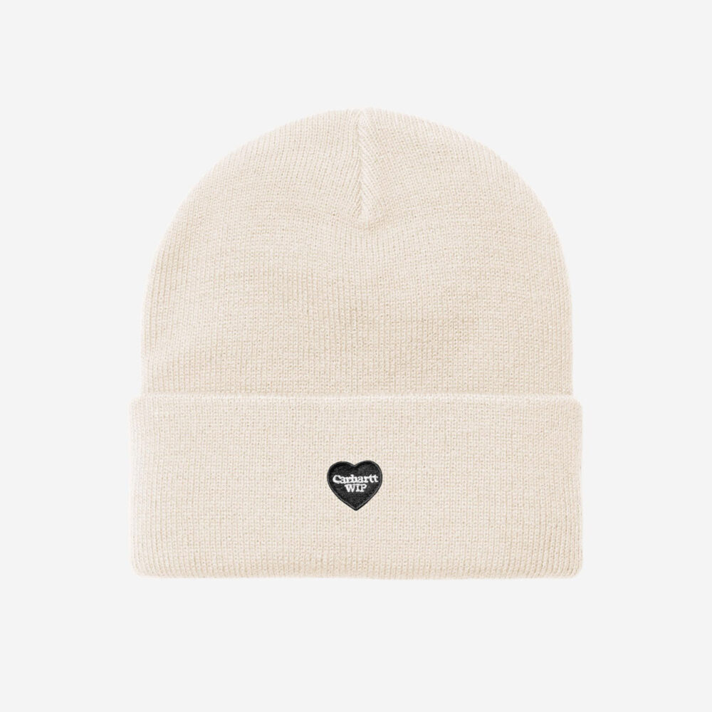 Carhartt WIP Small Heart Beanie - Natural Carhartt WIP Small Heart Beanie - Natural