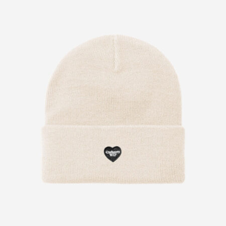 Carhartt WIP Small Heart Beanie - Natural