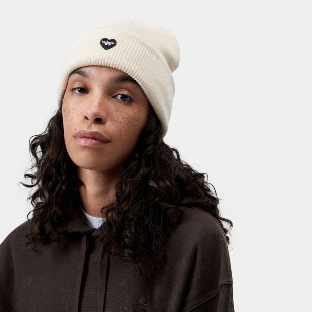 Carhartt WIP Small Heart Beanie - Natural