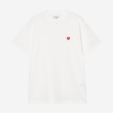 Carhartt WIP Small Heart Tee - White/Red