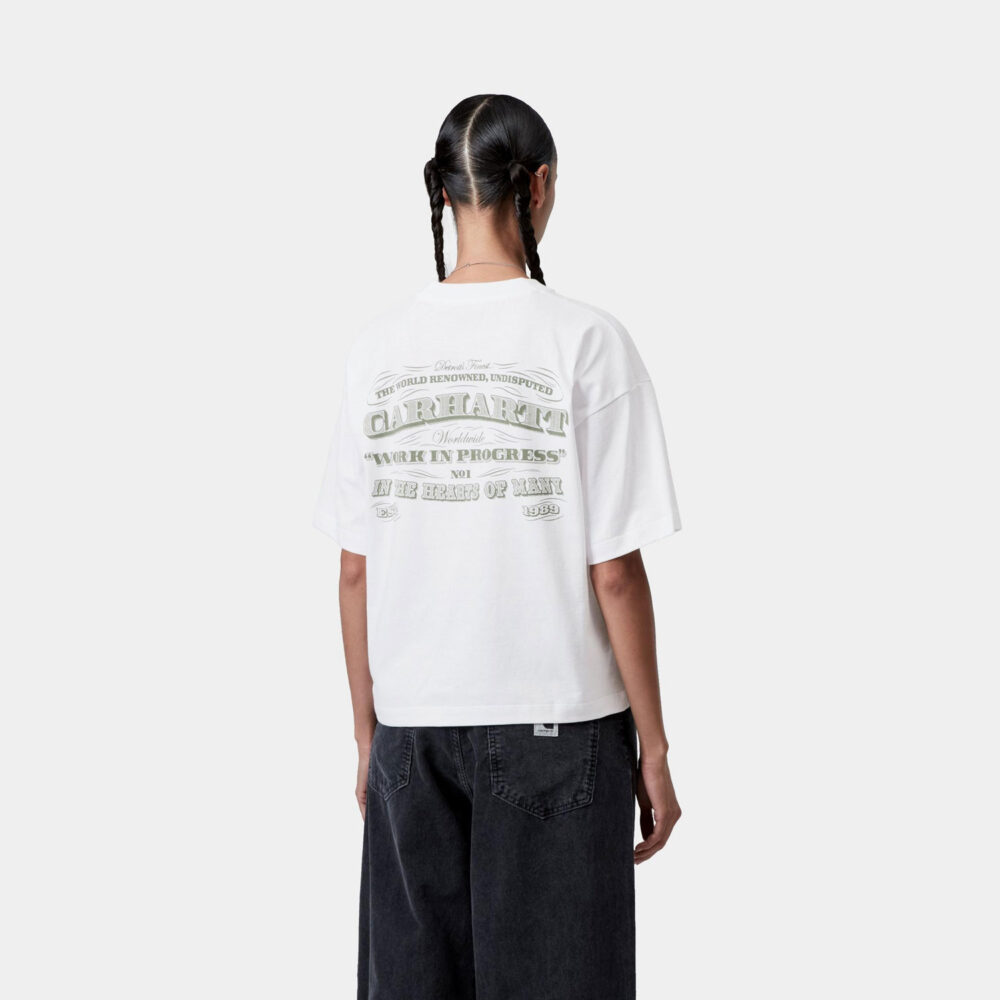 Carhartt WIP Women's 3 One 3 Tee - White Carhartt WIP Women's 3 One 3 Tee - White