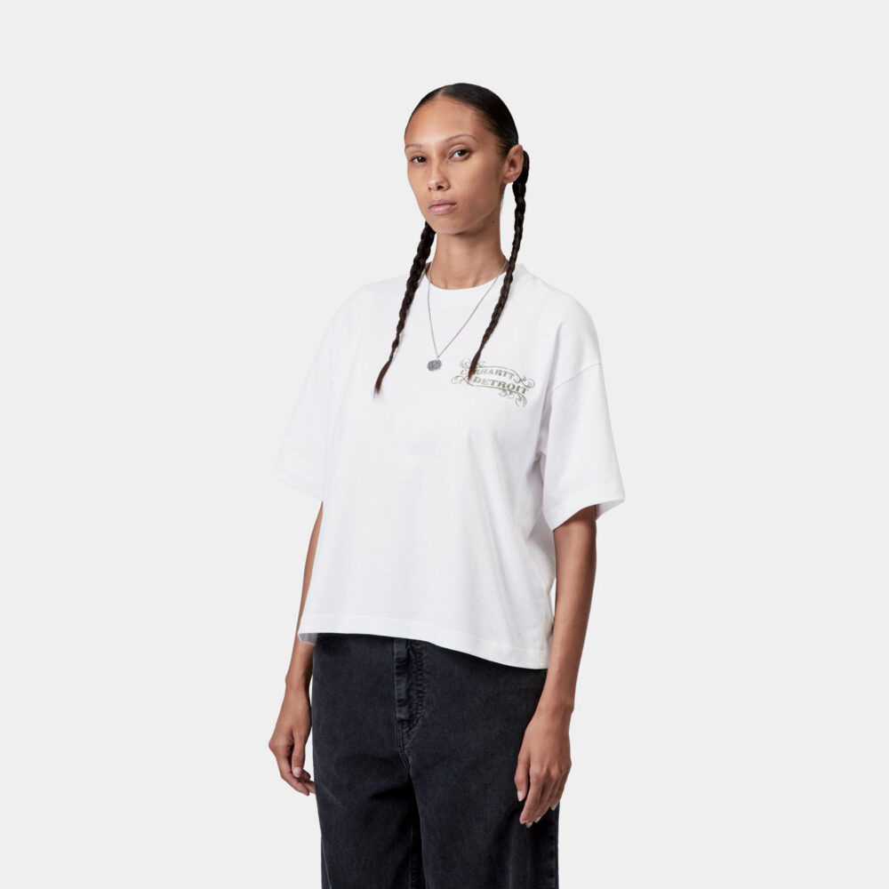 Carhartt WIP Women's 3 One 3 Tee - White Carhartt WIP Women's 3 One 3 Tee - White