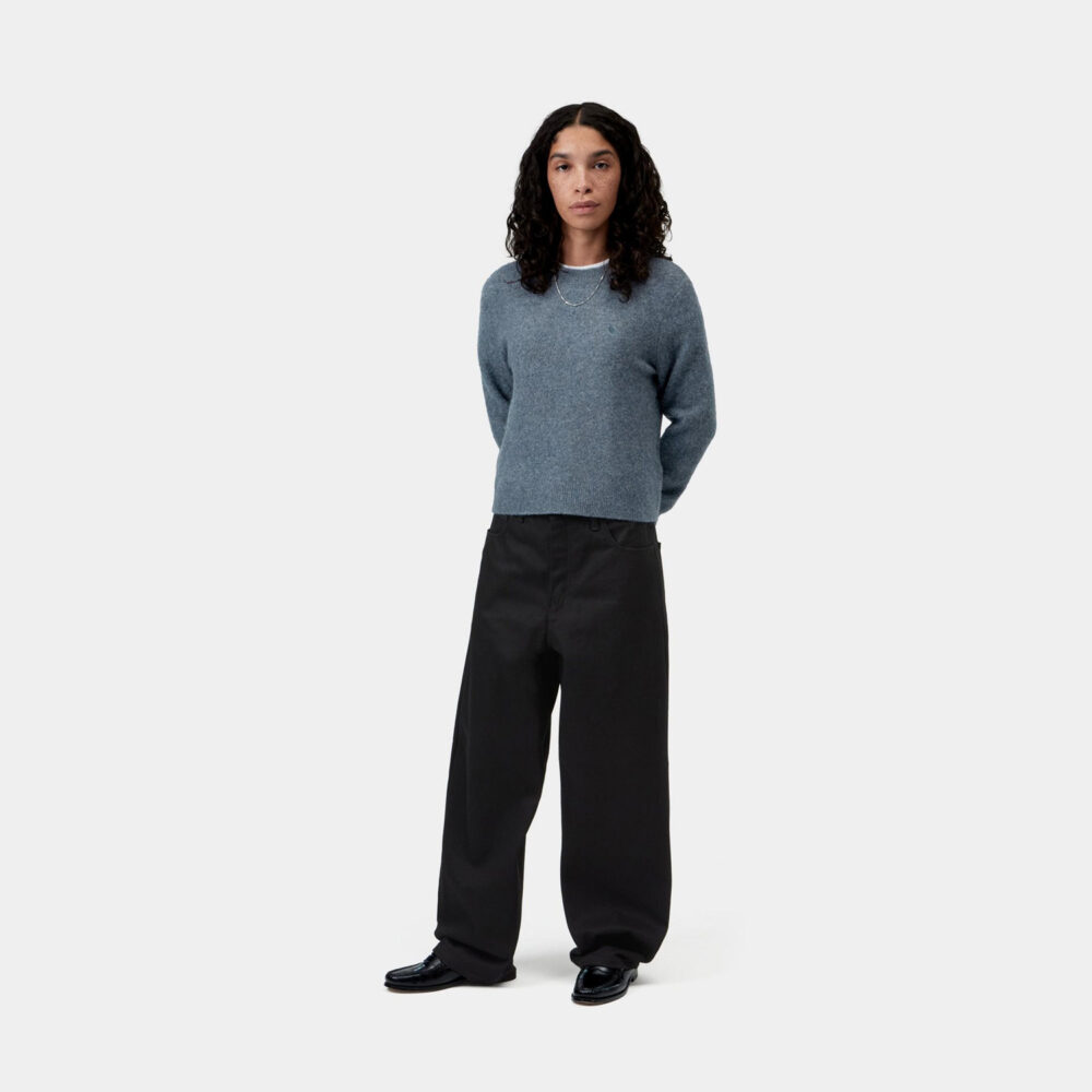 Carhartt WIP Women's Curtis Knitted Sweater - Tangled Shady Blue