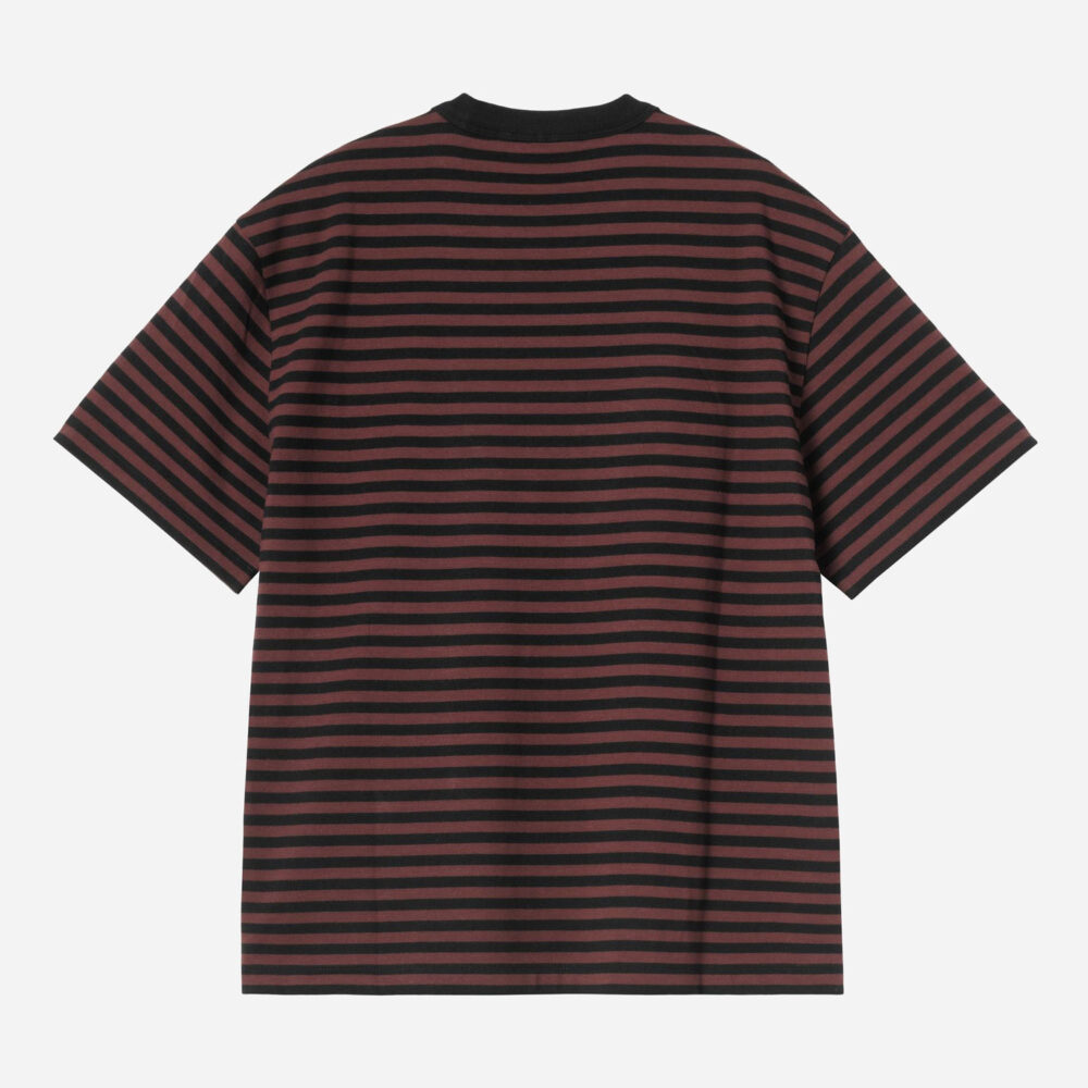 Carhartt WIP Women's Essy Tee - Essy Stripe/Black/Amarone