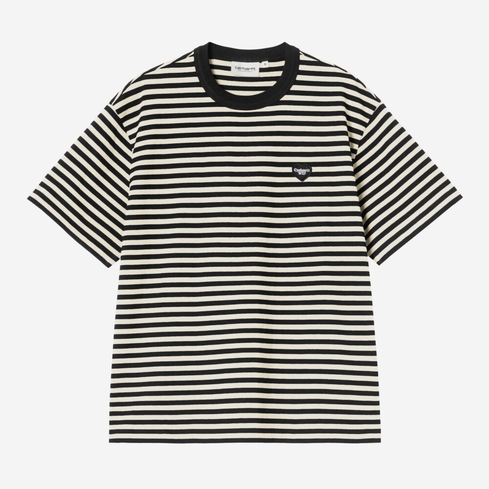 Carhartt WIP Women's Essy Tee - Essy Stripe/Black/Wax Carhartt WIP Women's Essy Tee - Essy Stripe/Black/Wax