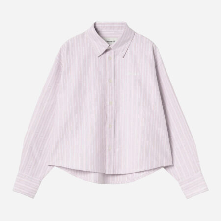 Carhartt WIP Women's Kanan Shirt - Kanan Stripe/Hortensia Carhartt WIP Women's Kanan Shirt - Kanan Stripe/Hortensia