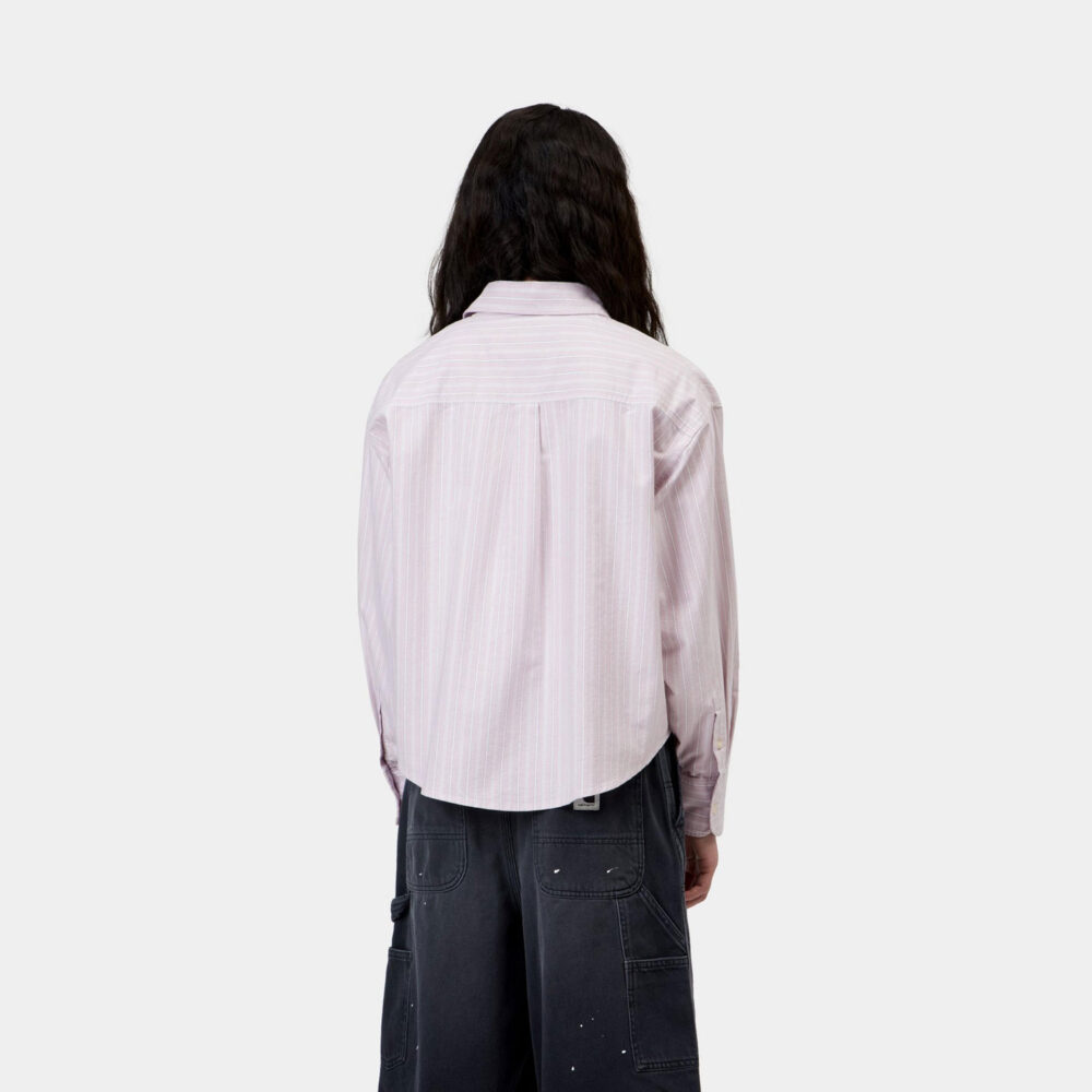 Carhartt WIP Women's Kanan Shirt - Kanan Stripe/Hortensia Carhartt WIP Women's Kanan Shirt - Kanan Stripe/Hortensia