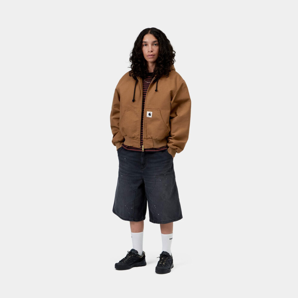 Carhartt WIP Women's OG Active Jacket - WIP Hamilton Brown Rinsed