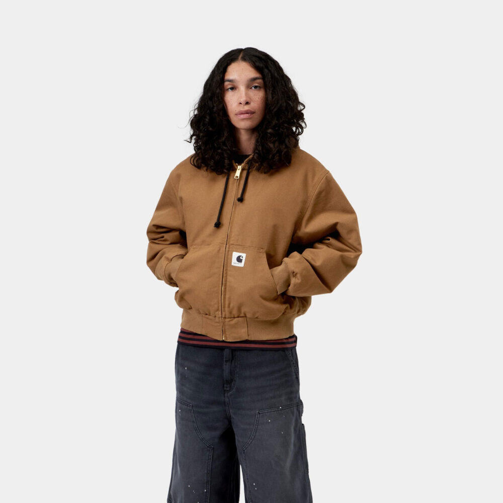 Carhartt WIP Women's OG Active Jacket - WIP Hamilton Brown Rinsed Carhartt WIP Women's OG Active Jacket - WIP Hamilton Brown Rinsed