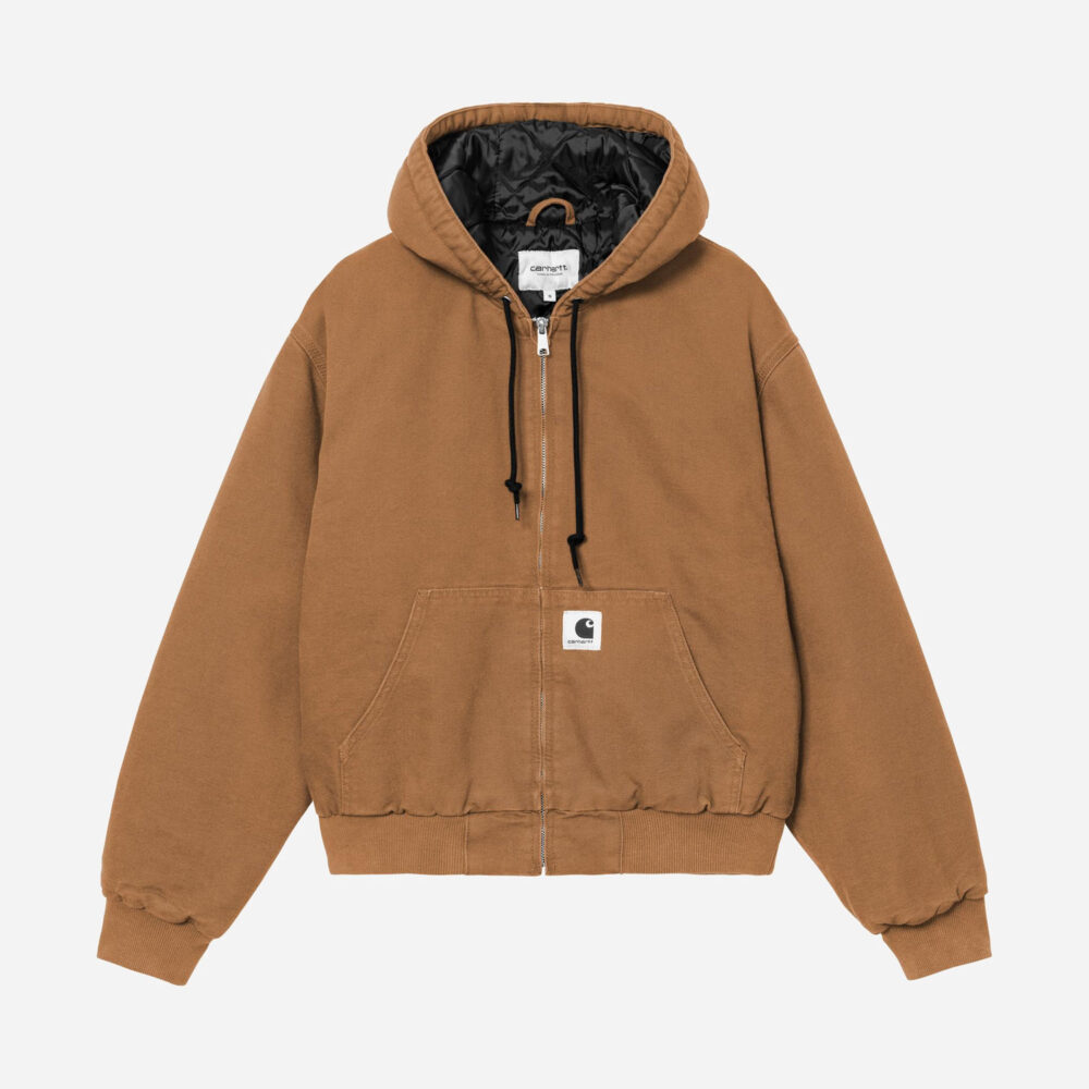 Carhartt WIP Women's OG Active Jacket - WIP Hamilton Brown Rinsed Carhartt WIP Women's OG Active Jacket - WIP Hamilton Brown Rinsed