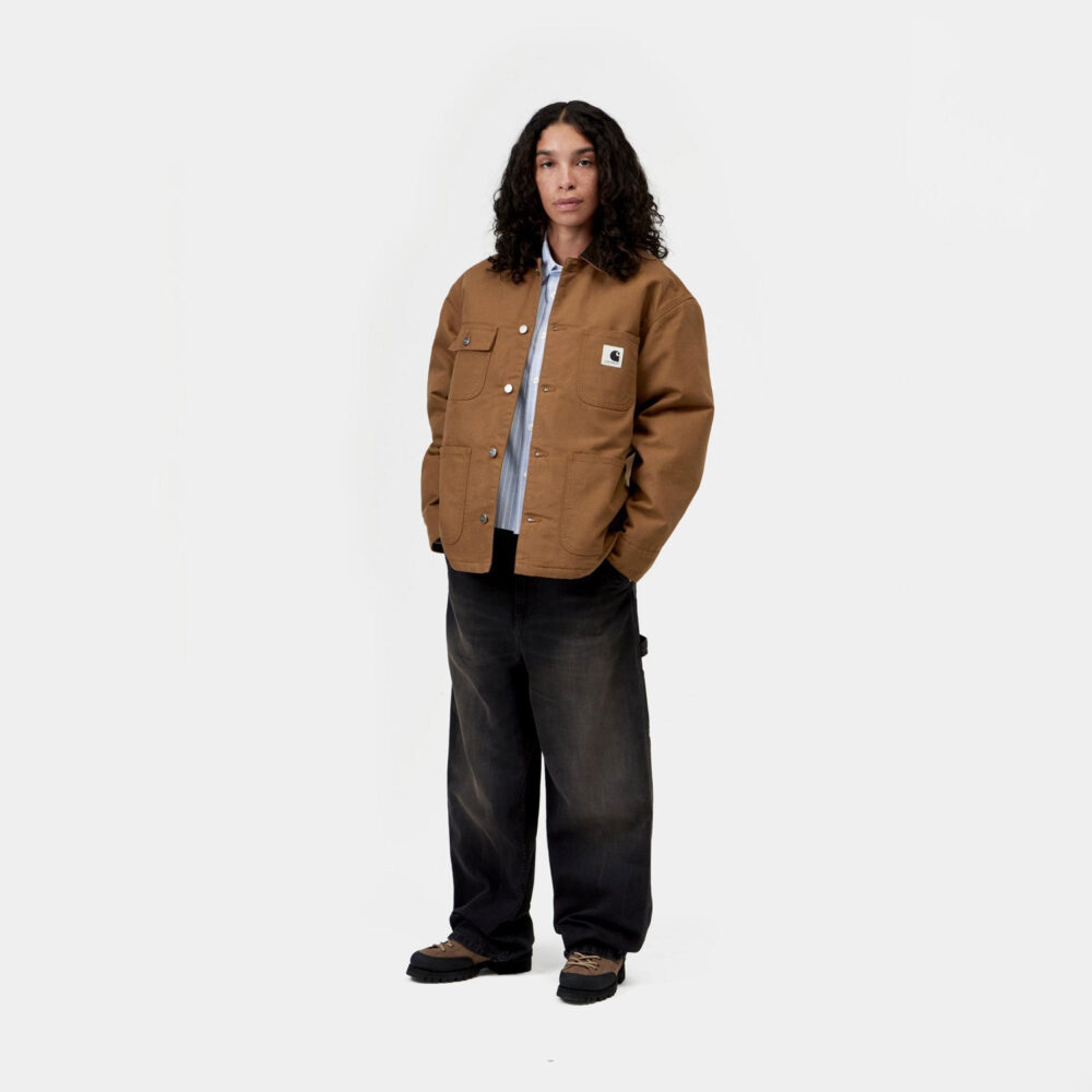 Carhartt WIP Women's OG Michigan Coat - WIP H Brown/Tobacco Rinsed