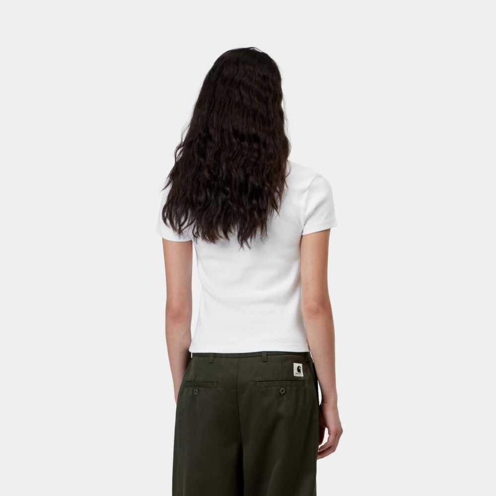 Carhartt WIP Women's Small Heart Patch Tee - White/Black