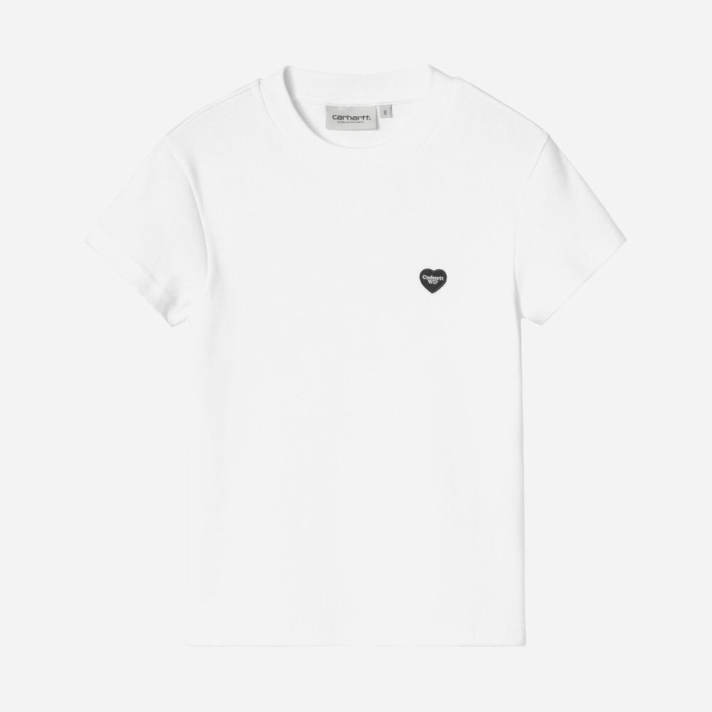 Carhartt WIP Women's Small Heart Patch Tee - White/Black