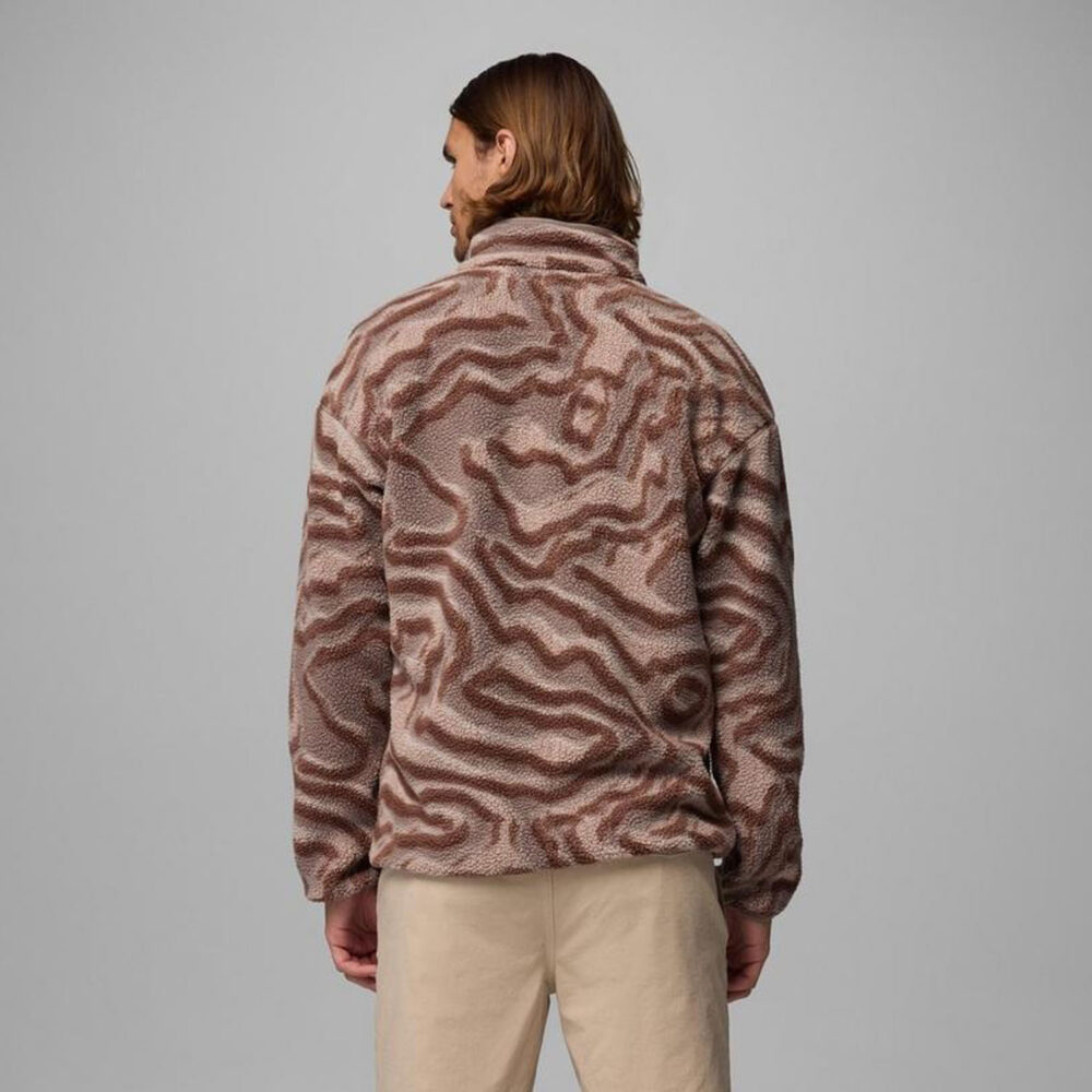 Columbia Helvetia™ II Printed Half Snap Fleece - Iron/Topoglitch