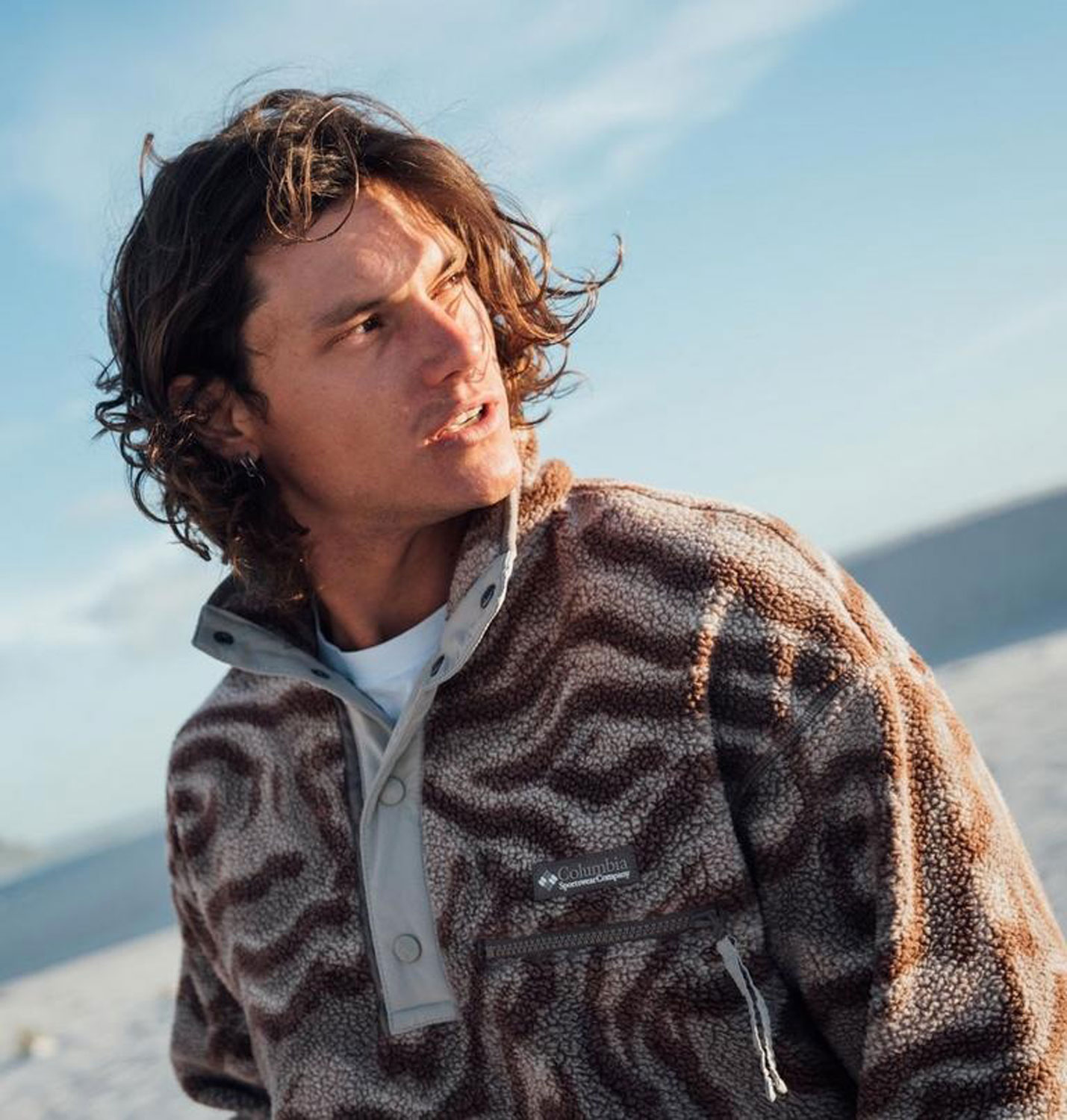 Columbia Helvetia™ II Printed Half Snap Fleece - Iron/Topoglitch