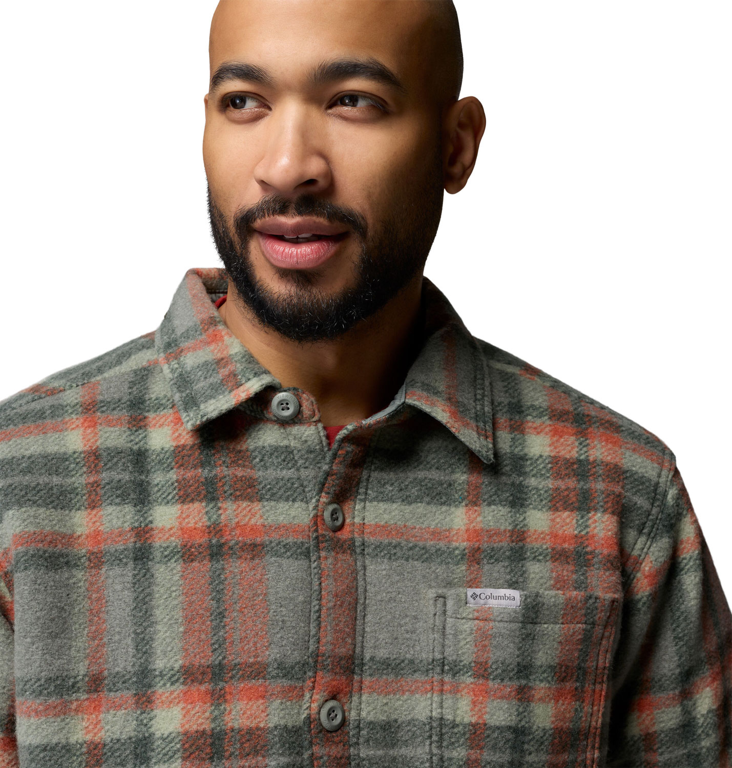 Columbia Hunter Arch™ Shirt Jacket - Sedona Sage Track Plaid