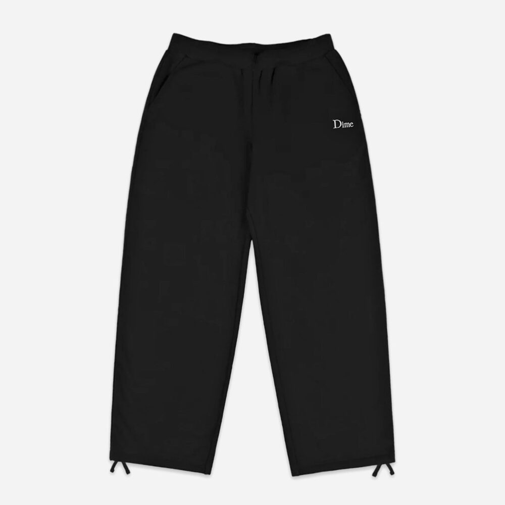 Dime Classic Small Logo Sweatpant - Black Dime Classic Small Logo Sweatpant - Black