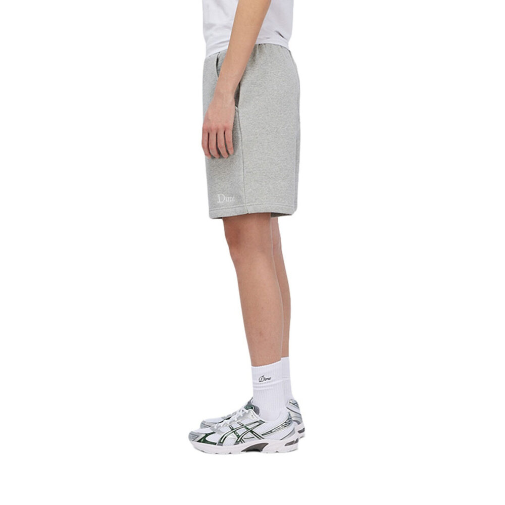 Dime Classic Small Logo Sweatshort - Heather Grey Dime Classic Small Logo Sweatshort - Heather Grey