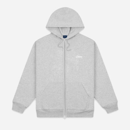 Dime Classic Small Logo Zip Hoodie - Heather Gray Dime Classic Small Logo Zip Hoodie - Heather Gray